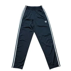 古着 adidas アディダス トラックパンツ ブラック スリーストライプス 2511-540