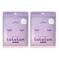 2袋セット フェイスマスク パック ルルルン 北海道ルルルン（ラベンダーの香り） 7枚 北海道倉庫 
