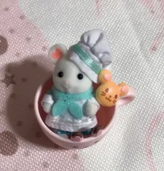 シルバニアファミリー 赤ちゃん パン屋 麻バニー マシュマロネズミ