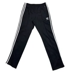古着 adidas アディダス トラックパンツ ブラック スリーストライプス 2511-538