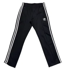 古着 adidas アディダス トラックパンツ ブラック スリーストライプス 2511-536
