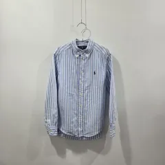 ポロラルフローレン キッズ ボタンダウン ストライプ オックスフォード シャツ 10