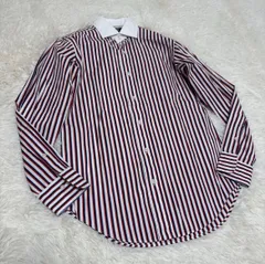 【美品】ポロバイラルフローレン 長袖 シャツ ストライプ Sサイズ