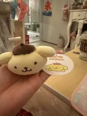 サンリオ ポムポムプリン もちもち マスコット ぬいぐるみ