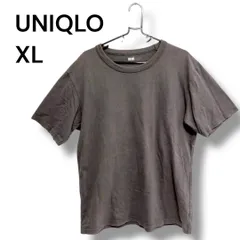 a1842 【XL】UNIQLO U クルーネックT 半袖 Tシャツ 厚手 コットン 綿100