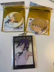 チェンソーマン デンジ/レゼ 缶バッジ アクリル キーホルダー セット