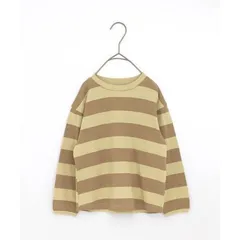 《新品》総柄長袖ストレッチTシャツ 80-120サイズ p.premier 子供服 長袖 P106015