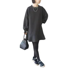 [シップス レディース] SHIPS for women チュニック 裏毛フレアチュニック 314514716 チャコールグレー 36