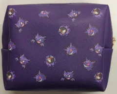 メリーチョコレートカンパニー クランチチョコ入りポーチ/ポケモンmeetsメリーチョコレート ポケットモンスター ゴース/ゴースト/ゲンガードット絵ポーチ