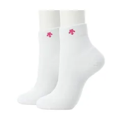 WJ184  [デサント] 靴下 2足組 2点セット バレーボール 男女兼用 練習 WMZ(DVB-9136S2) 23.0-25.0 cm 4947563858319