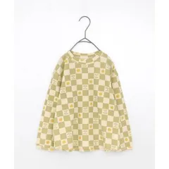 【期間限定値下げ】《新品》総柄長袖ストレッチTシャツ 120㎝ p.premier 子供服 長袖 P106015