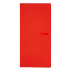 ほぼ日手帳 2026 weeks MEGA 英語版 スニーカー/トマトレッド 1月始まり 週間手帳 週間レフト スリム縦長 方眼メモ219ページ