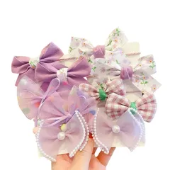 【新着商品】髪ゴム 子供 ベビーヘアゴム 10本セット 髪飾り キッズ ヘアアクセサリー おしゃれ 可愛い こども カラフル 花 リボン 蝶結び 絡まない 痛くない ヘアゴム 幼児 女の子 キッズ ベビー 赤ちゃん BLOOPIC 幼稚園 保育園 誕生日 プレ