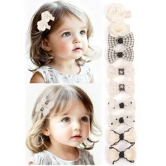 【人気商品】赤ちゃん ヘアピン 子供 ベビー ヘアクリップ ヘアアクセサリー キッズ おしゃれ 髪飾り 子供 アクセサリー 女の子 10点セット BIANHUAN 幼児 髪留め ベビークリップ ピン留め 痛くない ベビーヘアピン ヘアクリップ 髪留め プレゼン