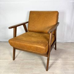 CRASH GATE ハリスソファ 1Pソファ  1人掛けソファ クラッシュゲート  クラッシュクラッシュ 関家具 レザーテックス  ラウンジチェア 北欧