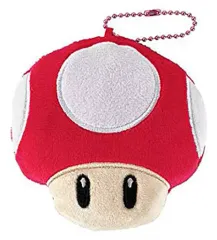 【中古】財布・パスケース(キャラクター) キノコ ダイカットコインケース 「スーパーマリオ」