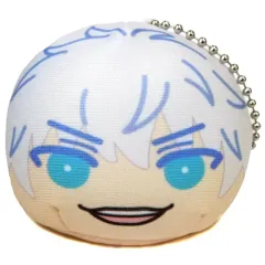 【中古】ぬいぐるみマスコット・ぬいぐるみバッジ 五条悟(特典ver) 「呪術廻戦 おまんじゅうにぎにぎマスコット」 アニメイトBOX購入特典