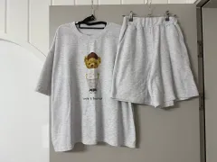 バックメランジ クマ ドール 半袖+ハーフパンツ セット / フリーサイズ