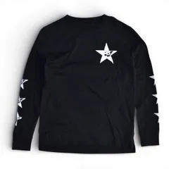 PS PAUL SMITH ポールスミス スタープリント 長袖Tシャツ ロンT 212572 828R サイズL ブラック メンズ