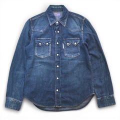 Wrangler ラングラー WM1727 デニムシャツ 長袖シャツ 27MW - メルカリ