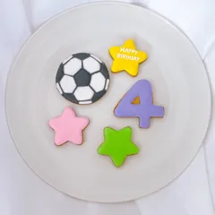 1月受付中💁‍♀️ サッカーアイシングクッキーセット/オーダー相談🉑／誕生日／プレゼント／感謝