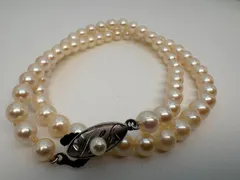 あこや本真珠　小ぶり　かわいい ネックレス   SILVER刻印 留め具 花モチーフ パール 冠婚葬祭 フォーマル 入学式 卒業式 p8