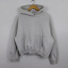BLACKUP ブラックアップ スウェット パーカー 無地 ライトグレー Fサイズ レディース 古着 韓国ファッション ストリート