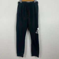 adidas アディダス スウェットパンツ ロゴプリント ブラック Mサイズ メンズ 古着 スポーツMIX ストリート