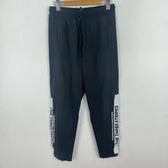 adidas アディダス スウェットパンツ ロゴプリント ブラック Mサイズ メンズ 古着 スポーツMIX ストリート