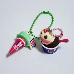 BANDAIバスキンロビンス アイスクリーム ミニチュア フィギュア キーホルダー ガチャ