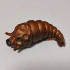 プロ制作 海洋堂 モスラ幼虫 完成品 酒井ゆうじ 少年リック ゴジラ