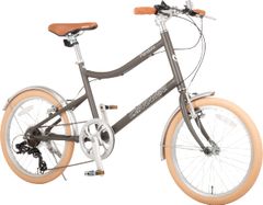 New CANOVER Mini Velo Bicycle, 20-inch, 7-Speed, Colored Tires, Aluminum Frame, Front and Rear Mudguards, CA-MV001, Pandora