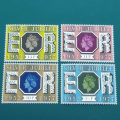 イギリス王室 シルバージュビリー記念切手 1977 Mint Stamps - メルカリ