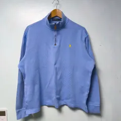 L ポロ ラルフローレン ハーフジップ ニット
