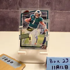 2023 Panini Clearly Donruss Jalen Hurts Philadelphia Eagles Highlights カード