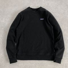 パタゴニア〉ワンポイントロゴスウェット 黒 XS 美品 無地 24年製 p 
