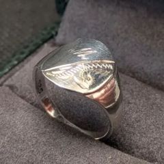 ナバホ族 14金（14k）イーグルカレッジリング - メルカリ