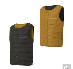 mont-bell リバーシブル サーマラップ ラウンドネック ベスト モンベル