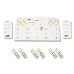 YOURS(ユアーズ) トヨタ クラウン210系 前期 【H24.12~H27.9】 (減光調整付き) 専用設計 LED ルームランプセット (専用工具付) 210crown-room-led-n [2] M