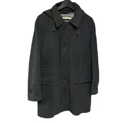  ピエールカルダン ハンティングジャケット ハーフコート フード取り外し可 ネイビー ラグラン  【ZK55】