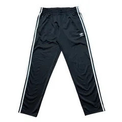 古着 adidas アディダス トラックパンツ ブラック スリーストライプス 2511-569