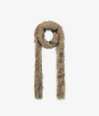 オーニング/ FUR LONG MUFFLER BEIGE
