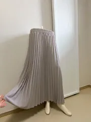 マキシロングプリーツスカート