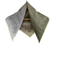 FURLA(フルラ) スカーフ美品  - カーキ×ダークブラウン×イエロー