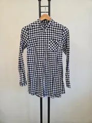 Tommy Hilfiger トミーヒルフィガー レディース ギンガムチェック ロングシャツ