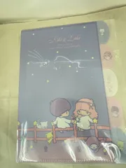 サンリオ/SANRIOリトルツインスターズ キキ ララ　5インデックスクリアファイル