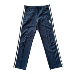 古着 adidas アディダス トラックパンツ ネイビー スリーストライプス 2511-565