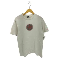 ステューシー Stussy 90s USA製 紺タグ プリントクルーネックTシャツ メンズ JPN：L 