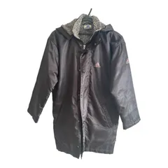 Z1728 adidas アディダス ベンチコート ブラック キッズ サイズ不明