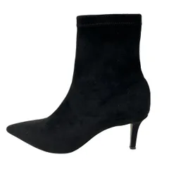 FABIO RUSCONI(ファビオルスコーニ) ショートブーツ 37 レディース - 黒